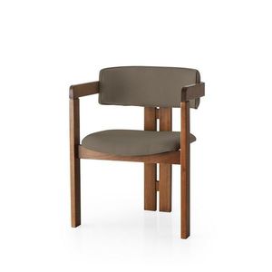 Jídelní židle CO Light Brown and Walnut obraz