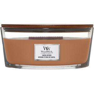 WoodWick Vonná svíčka loď Santal Myrrh, 453 g obraz