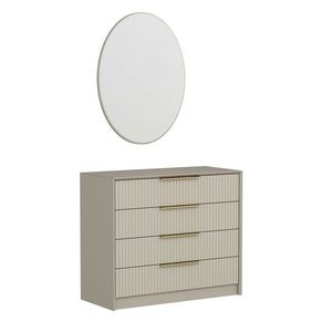 Komoda se zrcadlem Kale Beige obraz