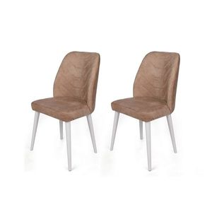 Sada jídelních židlí Dallas Mink and White, 2 ks obraz