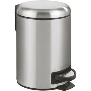 Wenko Pedálový odpadkový koš Leman 3 l, nerezová, 3 l obraz
