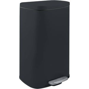 Spirella Pedálový odpadkový koš soft-close Akira 30 l, matná černá, 30 l obraz