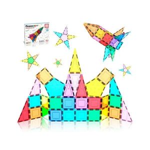 PicassoTiles magnetická stavebnice 32 ks Raketa obraz