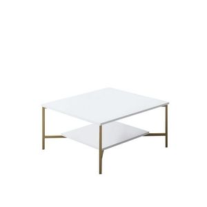 Konferenční stolek Gold Line White obraz