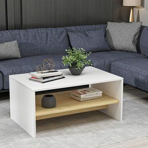 Konferenční stolek Apollon White and Sapphire Oak obraz