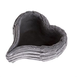 Pietní dekorace Betonový květináč Srdce, 20 x 8, 5 x 18, 5 cm obraz