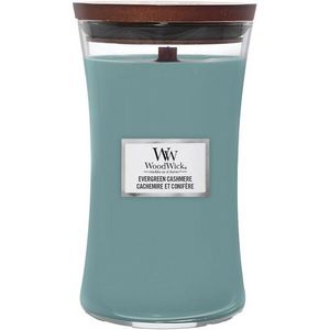 WoodWick Vonná svíčka váza velká Evergreen Cashmere, 609 g obraz