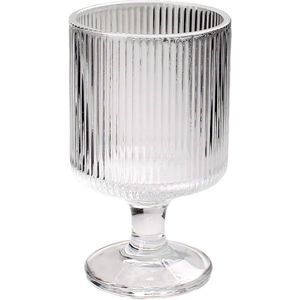 Toro Pohár skleněný na podstavci 250 ml, 6, 8 x 6, 8 x 11 cm obraz