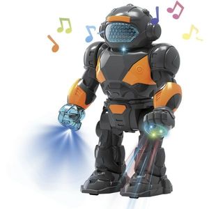 Teddies Robot chodící, 22 cm, na baterie se světlem a zvukem obraz