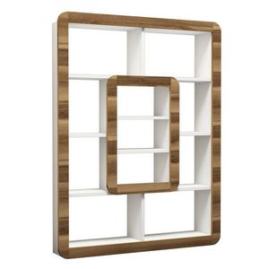 Knihovna Orkide White and Walnut obraz