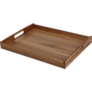 Excellent Houseware Servírovací tác z akácie 40 x 30 x 4, 5 cm obraz
