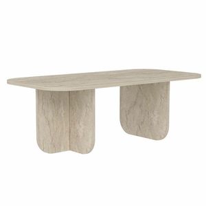 Konferenční stolek Becaj Travertine, travertin obraz
