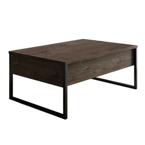 Konferenční stolek Luxe Walnut and Black obraz