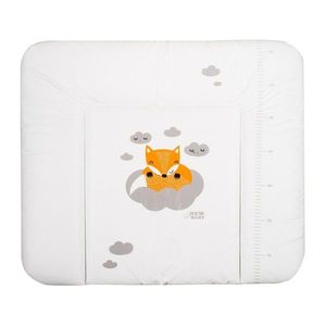 Přebalovací podložka měkká New Baby Liška bílá 85x70cm obraz