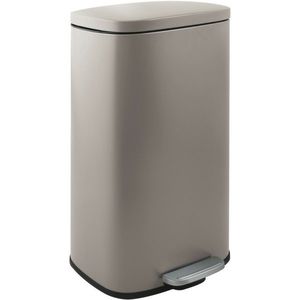 Spirella Pedálový odpadkový koš soft-close Akira 50 l, matná šedohnědá, 50 l obraz