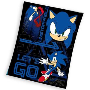 Carbotex Dětská deka Nezastavitelný Ježek Sonic, 130 x 170 cm obraz