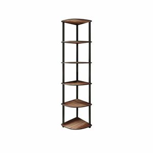 Regál Corner Walnut, 6 polic obraz