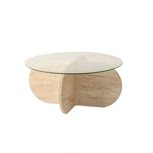 Konferenční stolek Bubble Travertine obraz