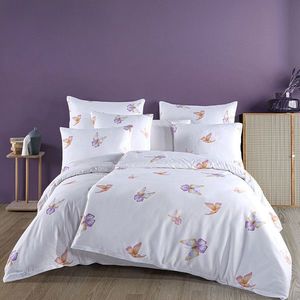 BedTex Saténové povlečení Flutter, 140 x 200 cm, 70 x 90 cm, 140 x 200 cm, 70 x 90 cm obraz