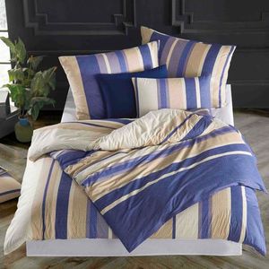 BedTex Bavlněné povlečení Palermo modrá, 160 x 200 cm, 2 x 70 x 80 cm, 160 x 200 cm, 2 ks 70 x 80 cm obraz