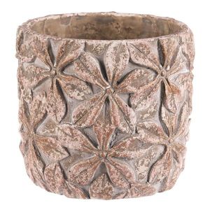 Betonový obal na květináč Flower L, 18 x 18 x 16 cm, pr. 18 cm obraz