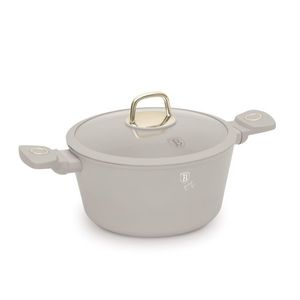 BerlingerHaus Kastrol s titanovým povrchem a poklicí Sahara 24 cm, 24 cm obraz