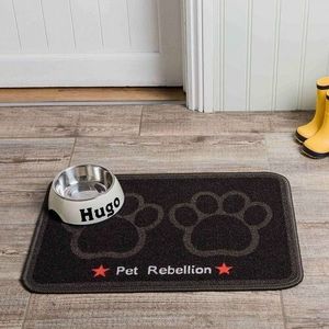 PET REBELLION Dinner Mate Jet black Kobereček pod misku, 40 x 60 cm obraz