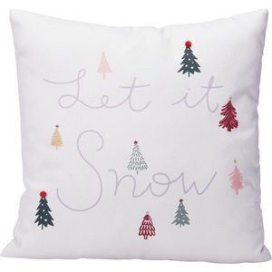 Polštářek Let it snow 45 x 45 cm obraz