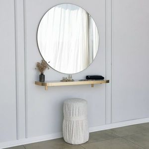 Zrcadlo Gold 90 cm obraz