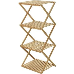 Úložný regál Bamboo, 4 police, 40 x 93, 5 x 33, 5 cm obraz