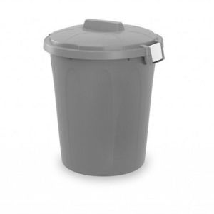 Odpadkový koš Dustbin, 50 l, šedá, 50 l obraz