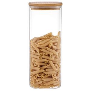 4Home Skleněná dóza na potraviny s víkem Bamboo, 2000 ml obraz