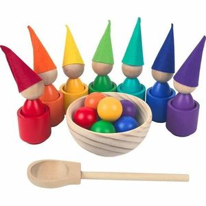 2Kids Toys Duhové panenky s míčky 7 barev obraz