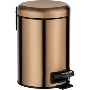 Wenko Pedálový odpadkový koš Leman 3 l, měděná, 3 l obraz