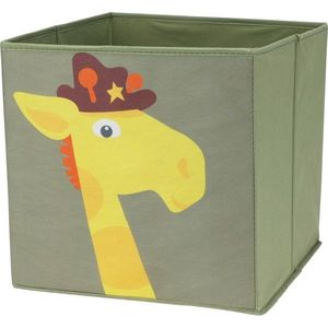 Úložný box z netkané textilie Žirafa 30 x 30 cm obraz