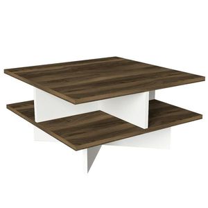 Konferenční stolek Hamton White and Walnut obraz