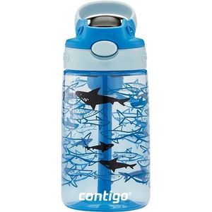 Contigo Dětská lahev Easy Clean 420 ml Blue Sharks obraz