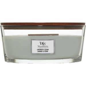 WoodWick Vonná svíčka loď Lavender & Cedar, 453 g obraz