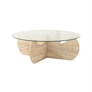 Konferenční stolek Hima Travertine obraz