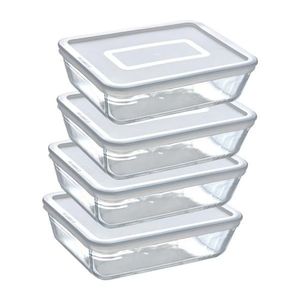 Pyrex Sada skleněných dóz 4 ks, 1, 5L obraz