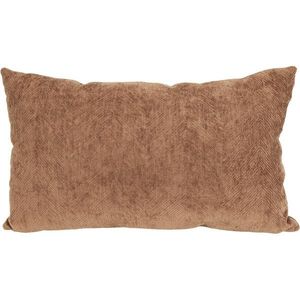 Polštářek Chenille Warm Brown, 30 x 50 cm obraz