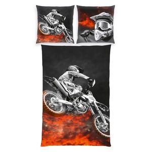Herding Povlečení Motorcycle, 135 x 200 cm, 80 x 80 cm obraz