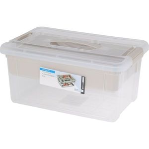 Storage Solutions Plastový úložný box s vložkou 9 l, 35 x 23 x 17 cm obraz