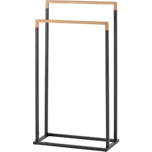Spirella Stojan na 2 ručníky Chic 45 x 22 x 85 cm, černá obraz
