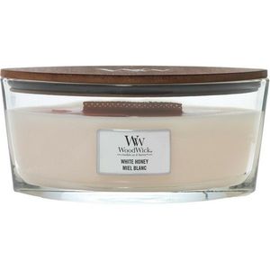 WoodWick Vonná svíčka loď White Honey, 453 g obraz