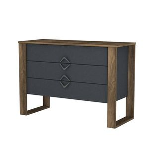 Komoda Bumerang Anthracite and Walnut obraz