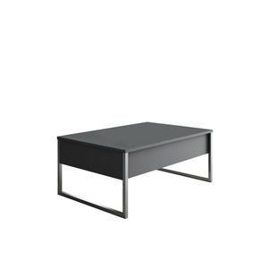 Konferenční stolek Luxe Anthracite and Silver obraz