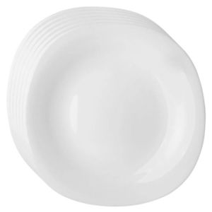Altom Sada dezertních talířů z opálového skla White harmony 21, 5 cm, 6 ks obraz