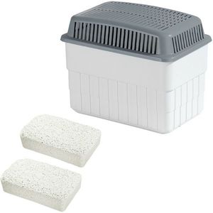 Wenko Odvlhčovač vzduchu do 80 m³ s náhradní náplní, 2 x 1 kg, šedá obraz