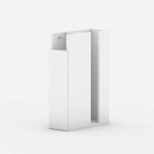 Skříňka do koupelny Paper White obraz
